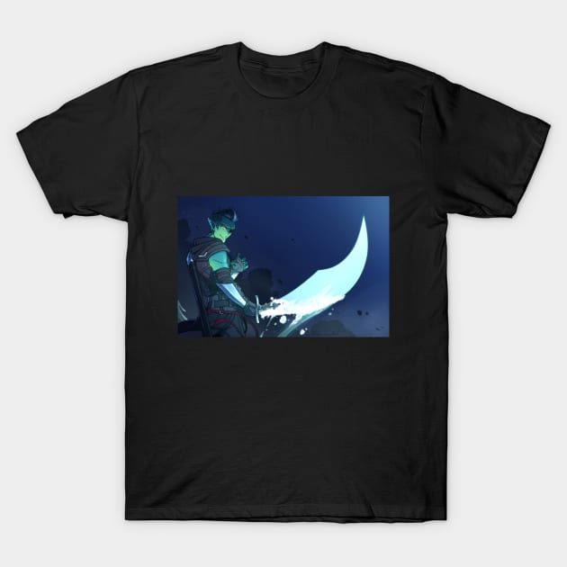 Curse of the Hex Blade T-Shirt by Viktormon